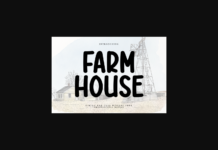 Farmhouse Font Farmhouse Font Poster 1