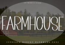 Farmhouse Font Poster 1