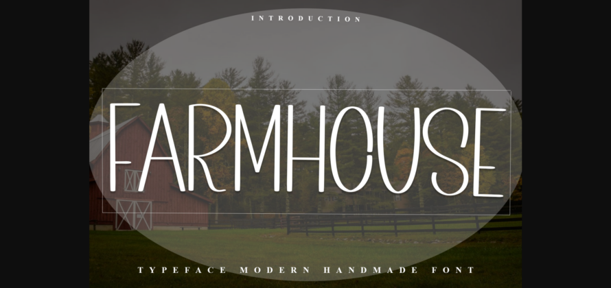 Farmhouse Font Poster 1