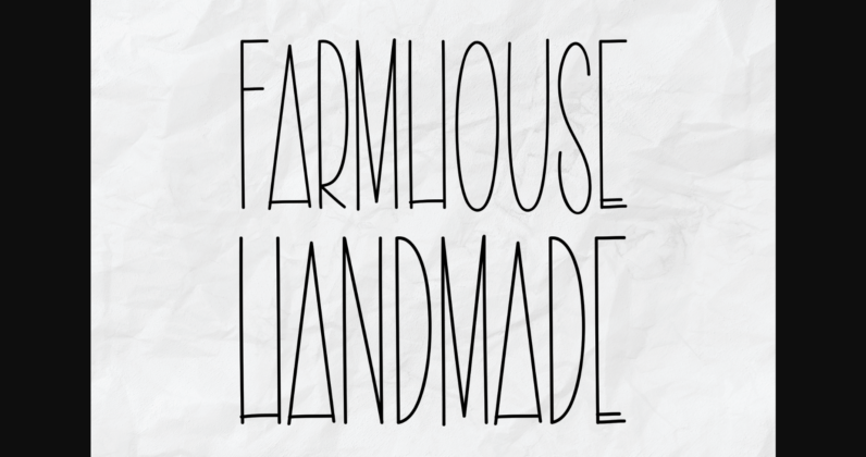 Farmhouse Handmade Font Poster 3