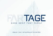 Fartage Font Poster 1