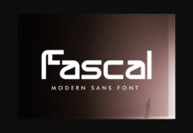 Fascal Font Poster 1