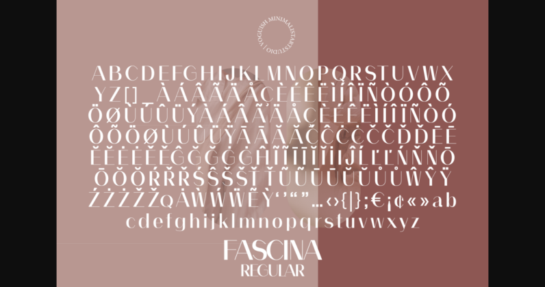 Fascina Font Poster 8