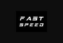 Fast Speed Font Poster 1