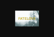 Fatelove Font Poster 1