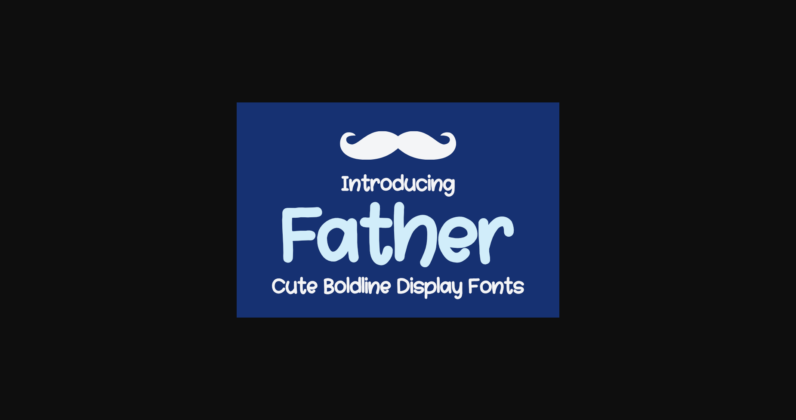 Father Font Poster 3