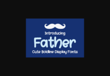 Father Font Poster 1