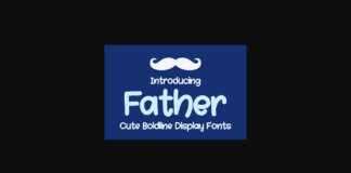 Father Font Poster 1