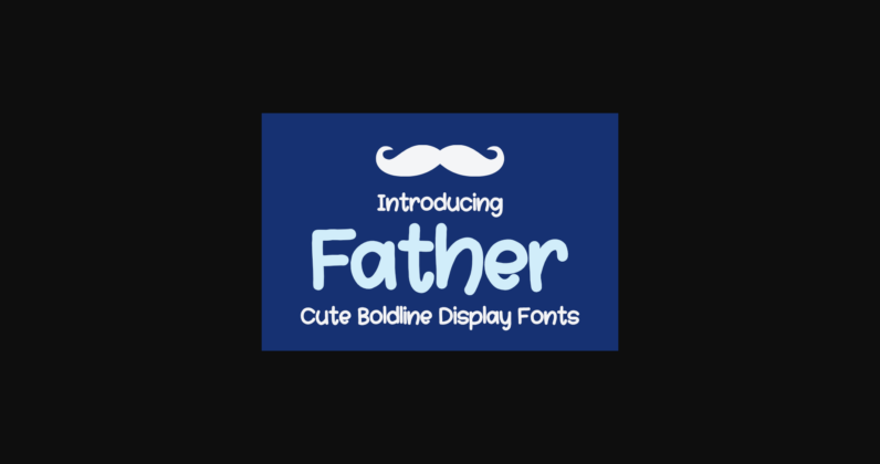 Father Font Poster 1