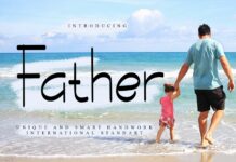 Father Font Poster 1