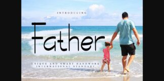 Father Font Poster 1