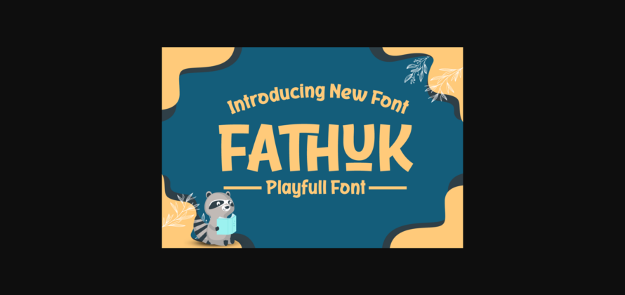 Fathuk Font Poster 3