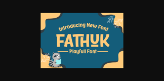Fathuk Font Poster 1