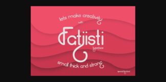 Fatjisti Font Poster 1