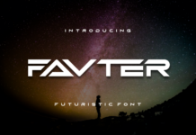 Favter Font Poster 1