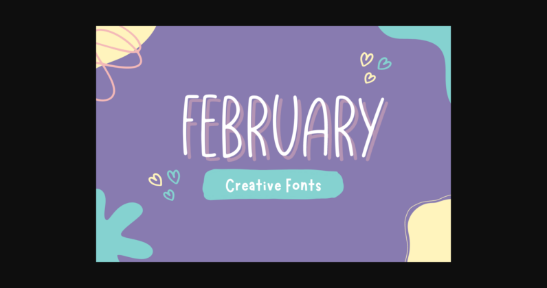 February Font Poster 3