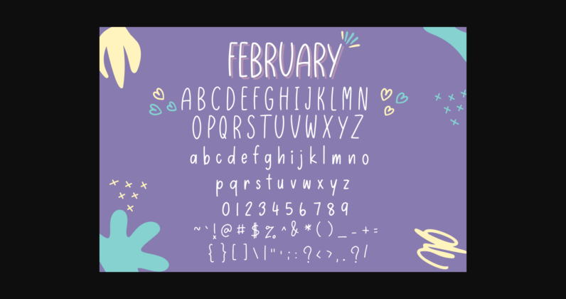 February Font Poster 7