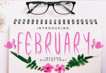 February Font Poster 1