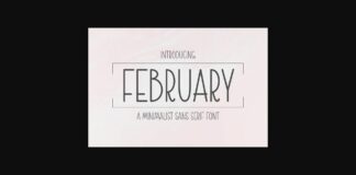 February Font Poster 1