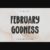 February Godness Font