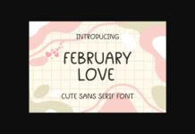 February Love Font Poster 1