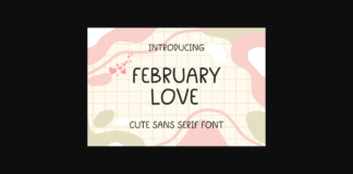 February Love Font Poster 1