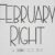 February Right Font