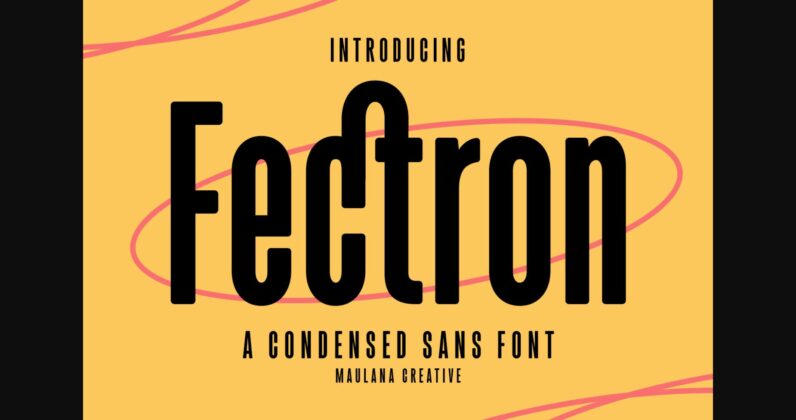 Fectron Font Poster 1