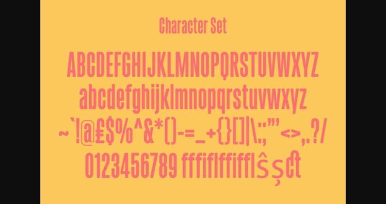 Fectron Font Poster 8