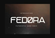 Fedora Font Poster 1