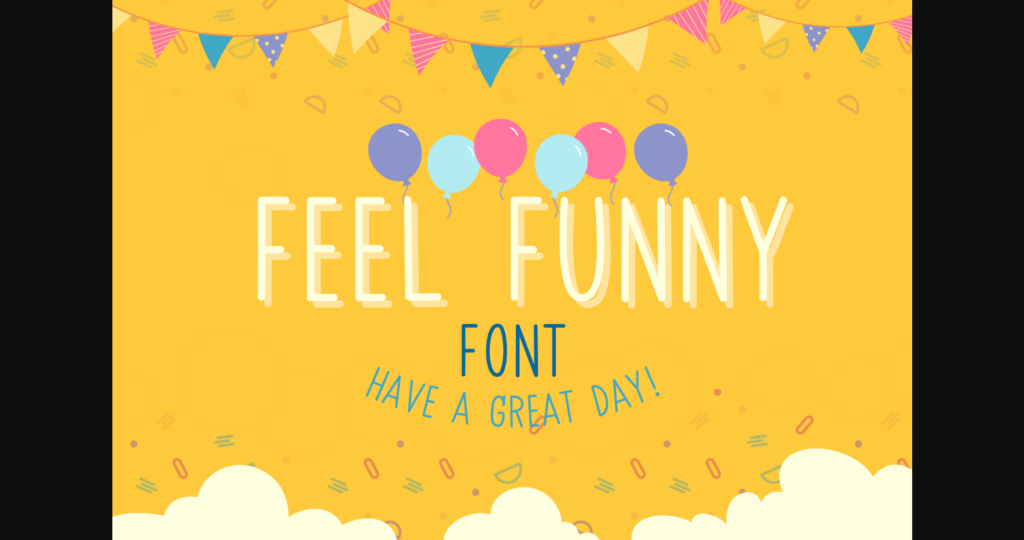 Feel Funny Font Poster 3