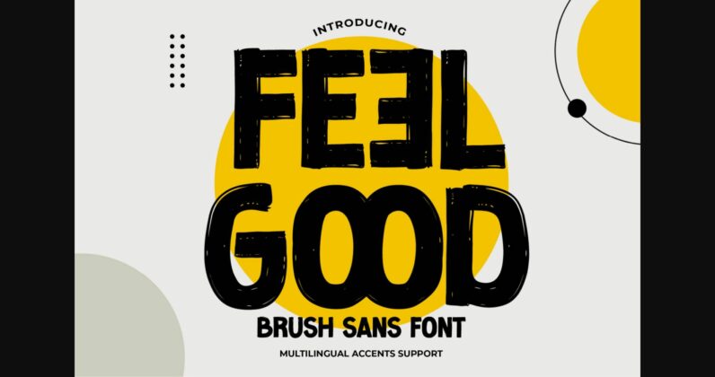 Feel Good Font Poster 3