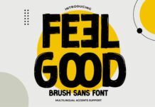 Feel Good Font Poster 1