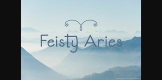 Feisty Aries Font Poster 1