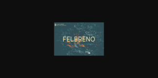 Felbreno Font Poster 1