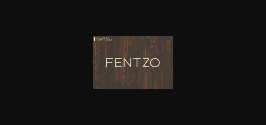 Fentzo Font Poster 3