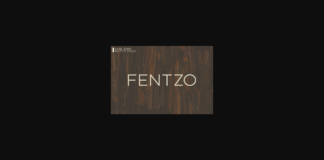 Fentzo Font Poster 1