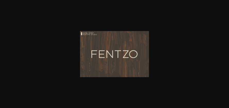 Fentzo Font Poster 1