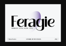 Feragie Font Poster 1