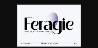 Feragie Font Poster 1