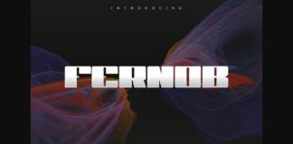 Fernob Font Poster 1