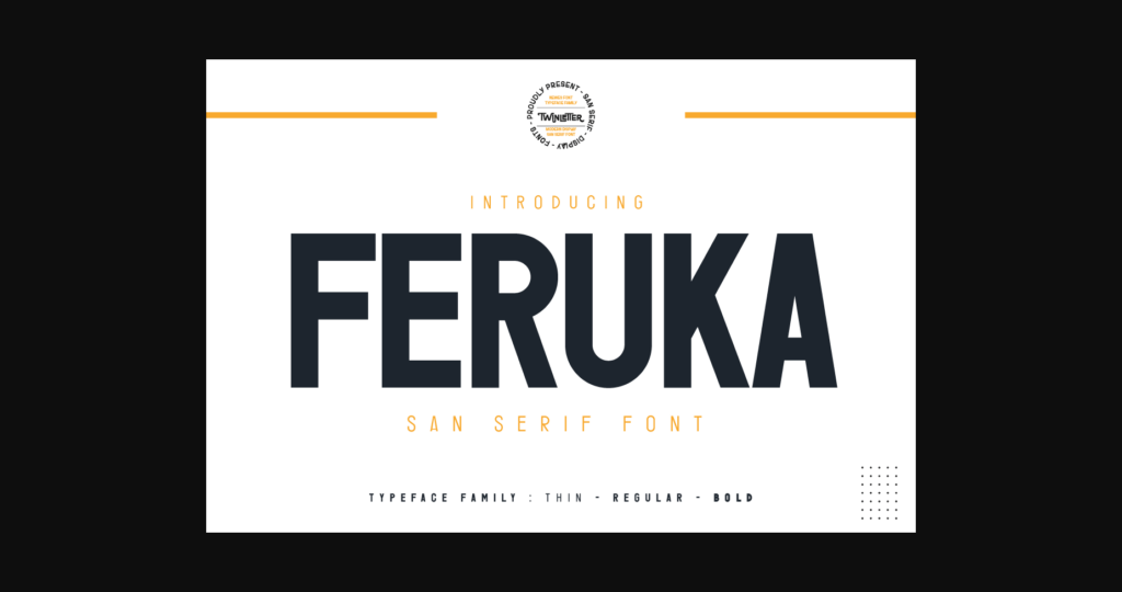 Feruka Font Poster 3