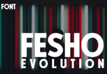 Fesho Evolution Font Fesho Evolution Font Poster 1