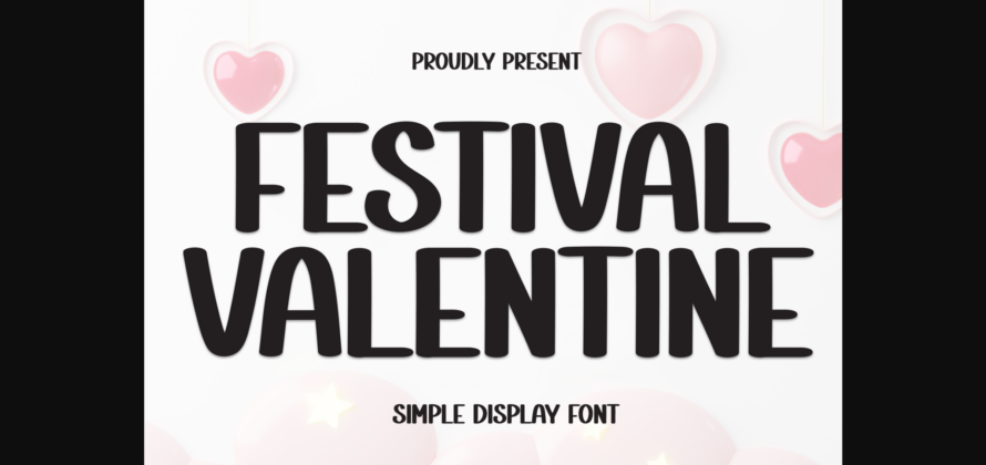 Festival Valentine Font Poster 3