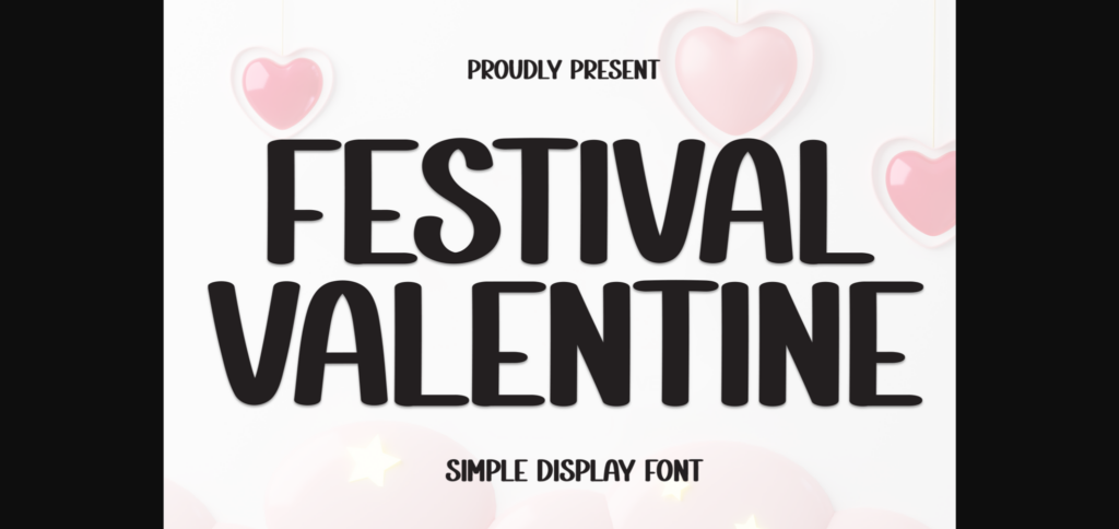 Festival Valentine Font Poster 1