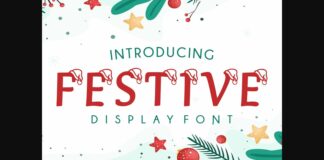 Festive Font Poster 1