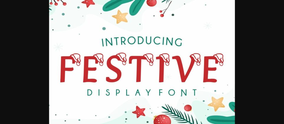 Festive Font Poster 1