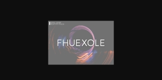 Fhuexole Font Poster 1