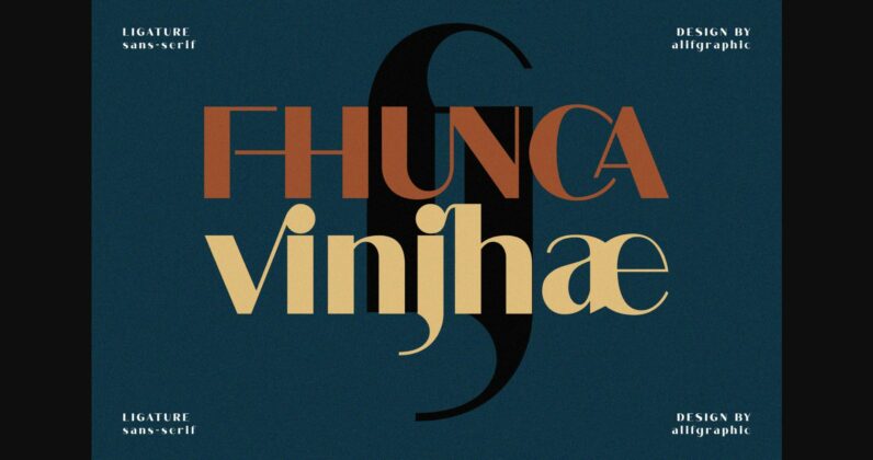 Fhunca Vinjhae Font Poster 1