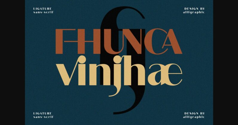 Fhunca Vinjhae Font Poster 1